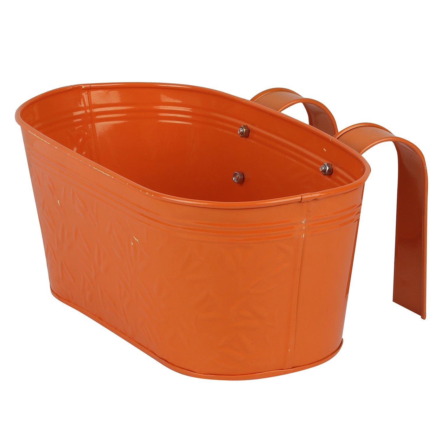 (Pack of 2) Self embossed Railing planters - myBageecha