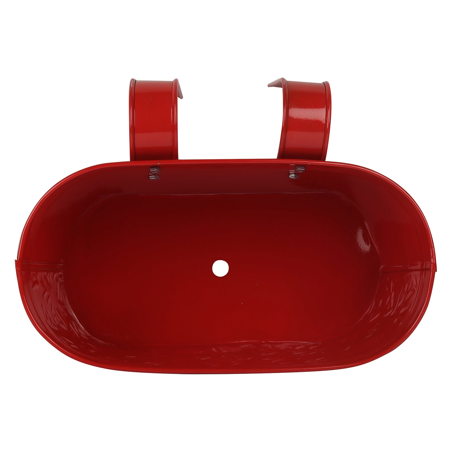 Self embossed Railing planter in Red - myBageecha