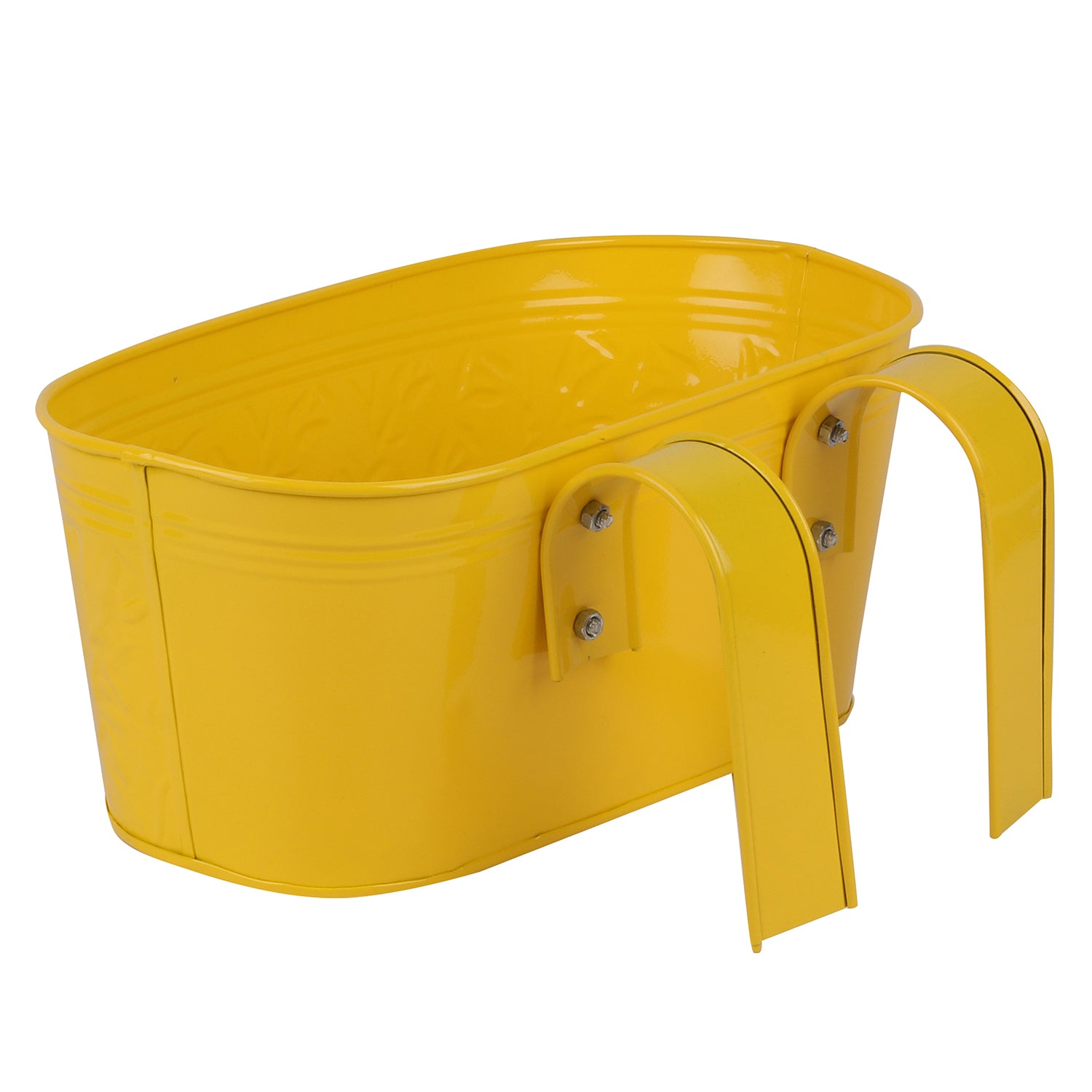 (Pack of 2) Self embossed Railing planters - myBageecha