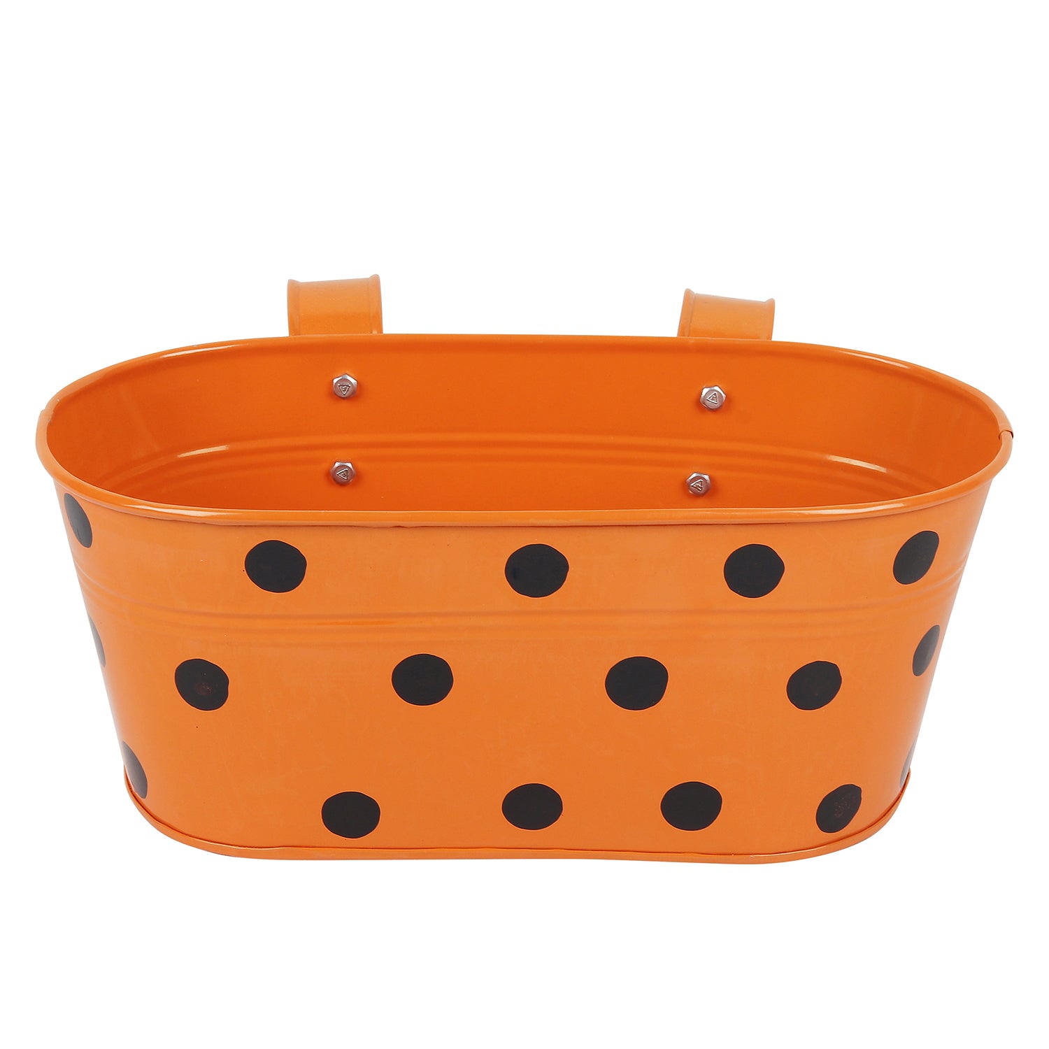(Set of 2) Polka Dot Railing planters - myBageecha