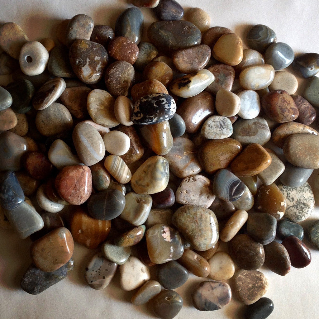 River Agate Mix - Polished Pebble Decor myBageecha - myBageecha
