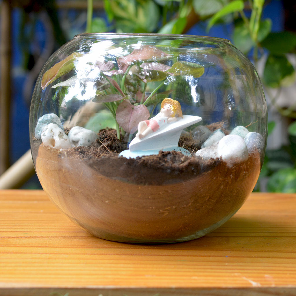 Miniature sleeping figure accessory