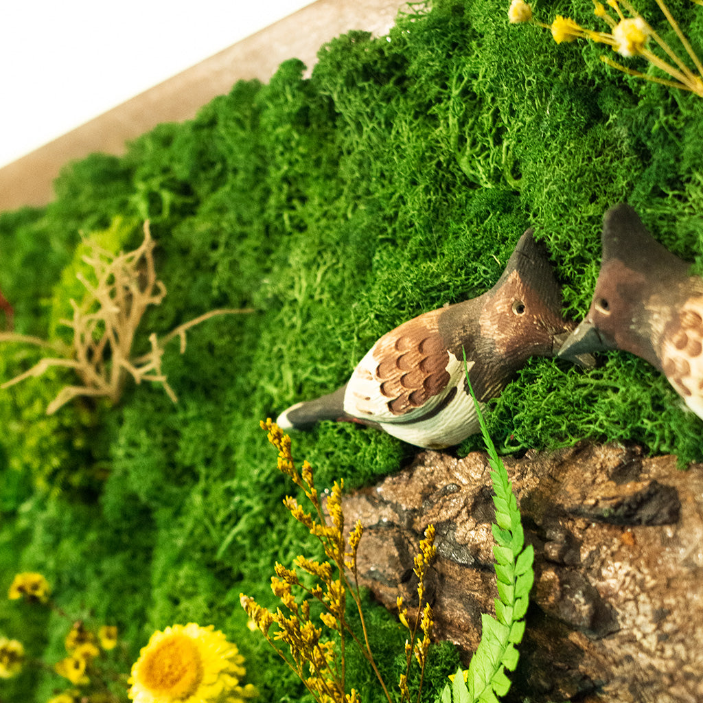 Decorative eco-friendly woodland décor