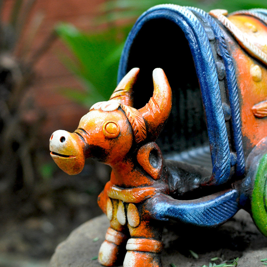 Decorative Bullock Cart Decor myBageecha - myBageecha
