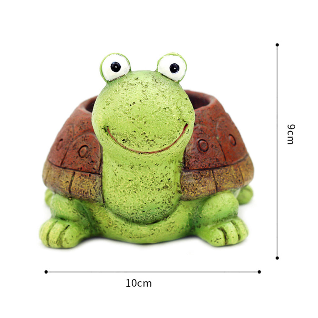 Cute Tortoise Resin Succulent Pot - myBageecha