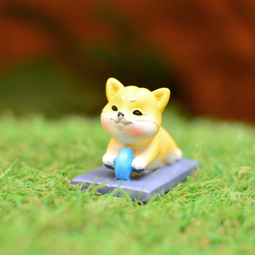 Miniature Cute Corgi Dog doing Yoga - myBageecha