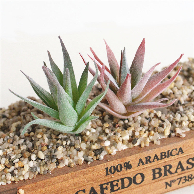 Artificial Dotted Thin Lotus Succulent Imitation Plant - myBageecha