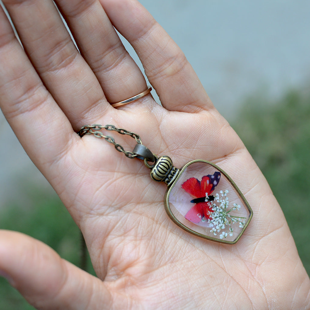 Fluttering Butterfly Necklace - myBageecha