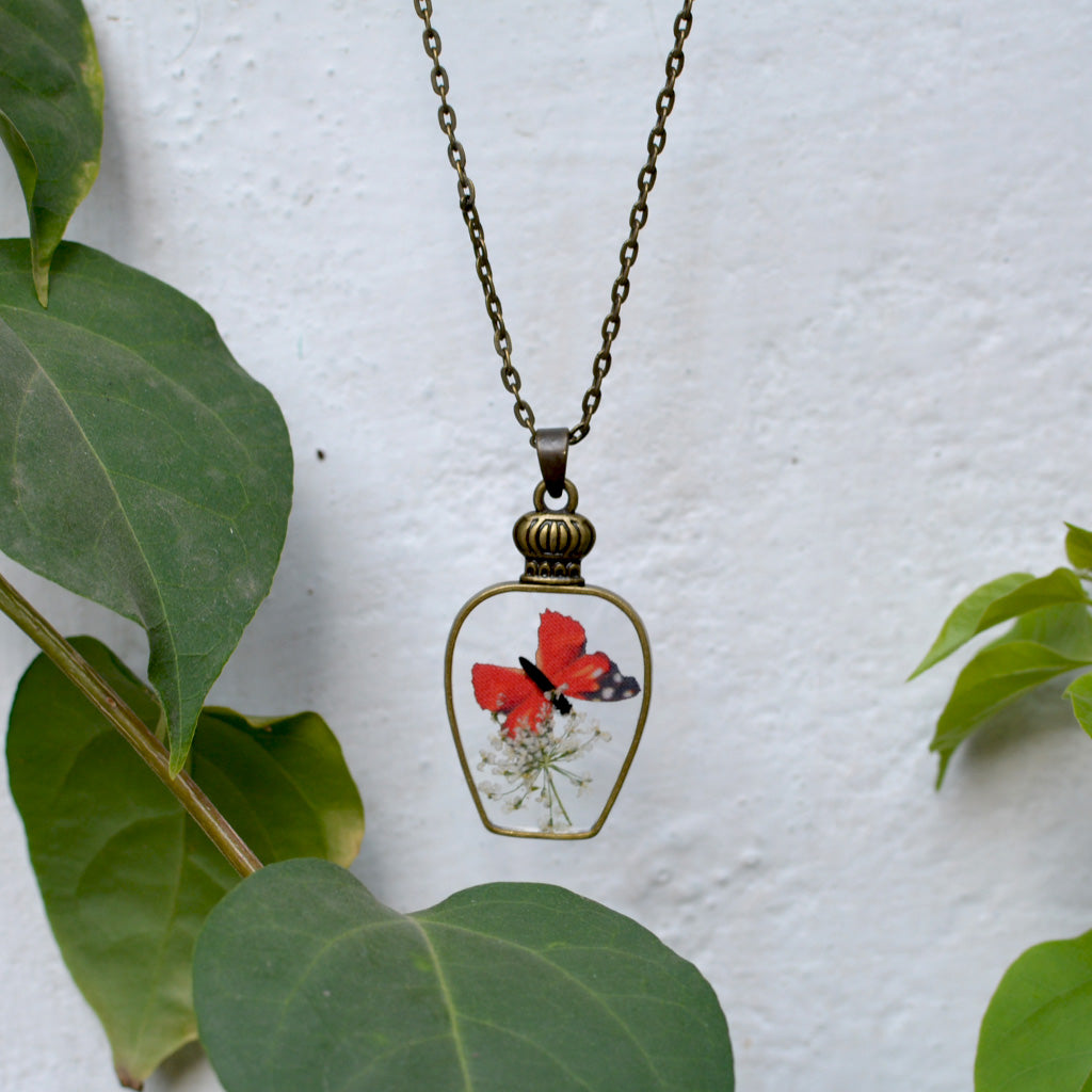 Fluttering Butterfly Necklace - myBageecha