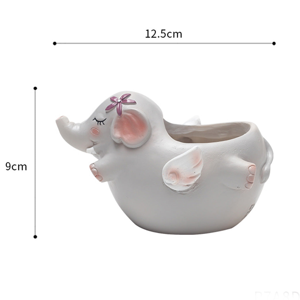Cute Flying Elephant Resin Succulent Pot - myBageecha