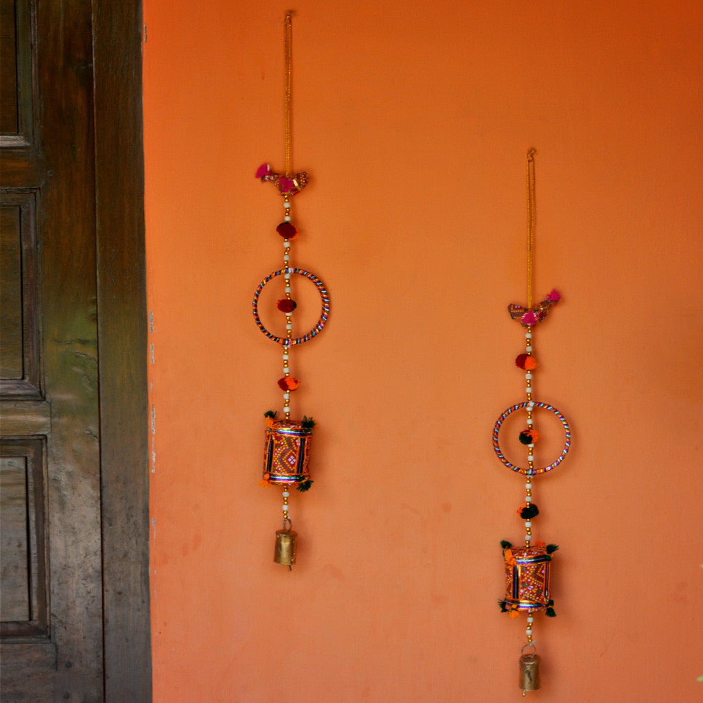 Handcrafted Hanging Wall Decor (Set of 2) Decor myBageecha - myBageecha
