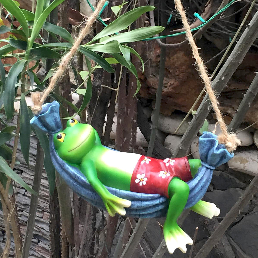 Frog on Hammock Decor Decor myBageecha - myBageecha