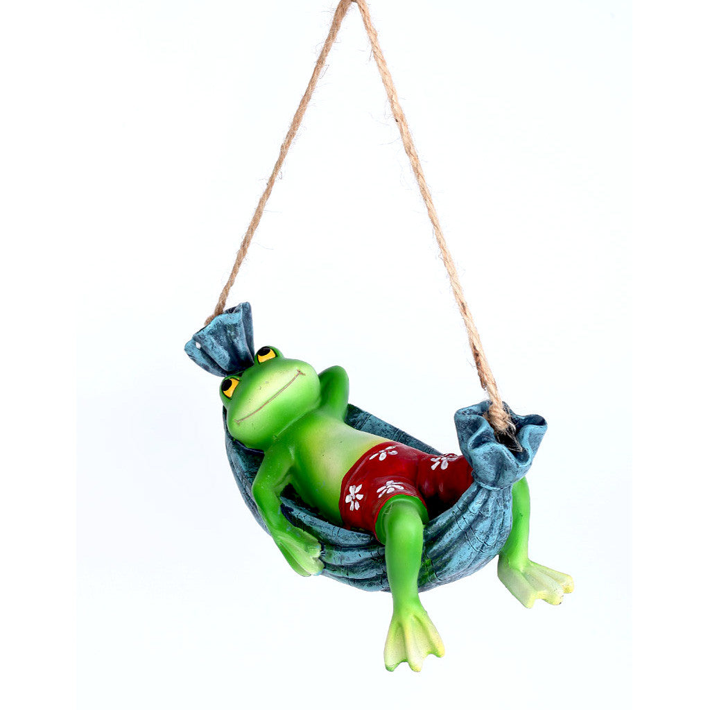 Frog on Hammock Decor Decor myBageecha - myBageecha