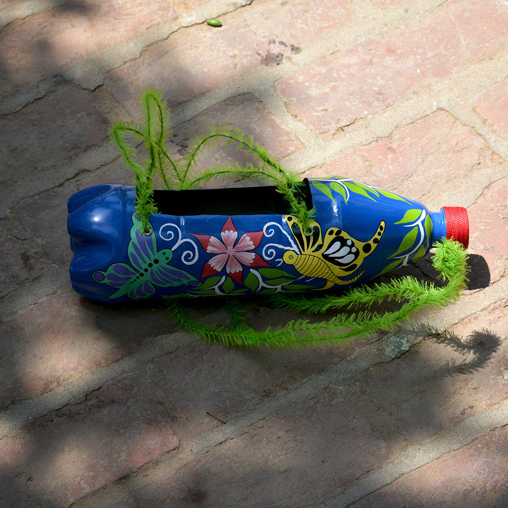 Hand-Painted Butterfly Theme Horizontal Pot Garden Essentials myBageecha - myBageecha