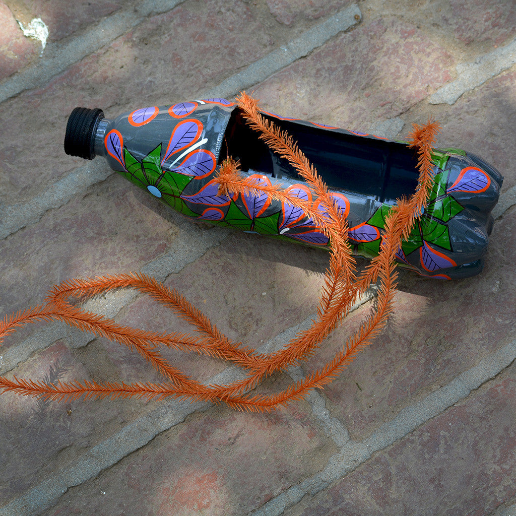 Hand-Painted Flower Theme Horizontal Pot Garden Essentials myBageecha - myBageecha