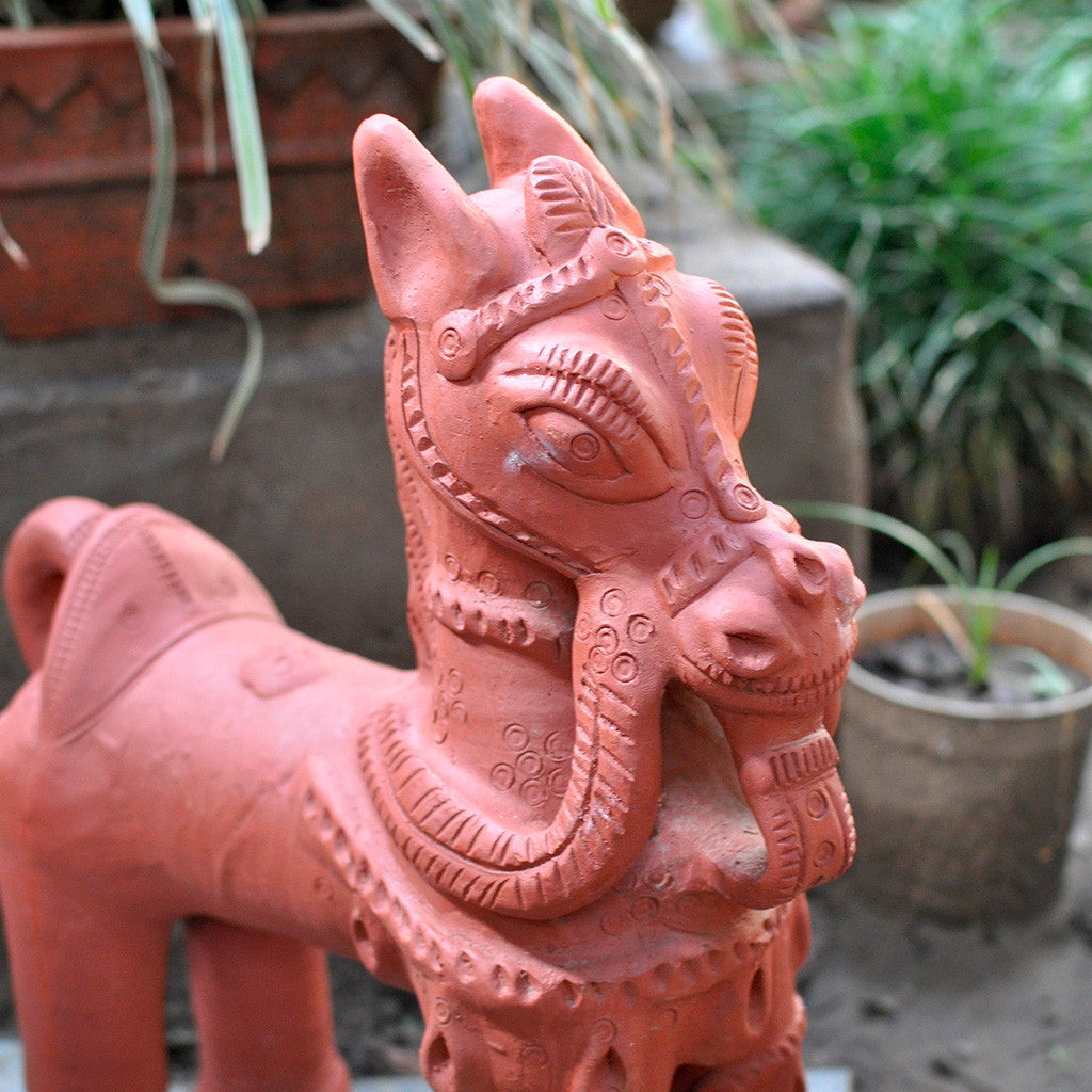 Decorative Terracotta Horse Decor myBageecha - myBageecha
