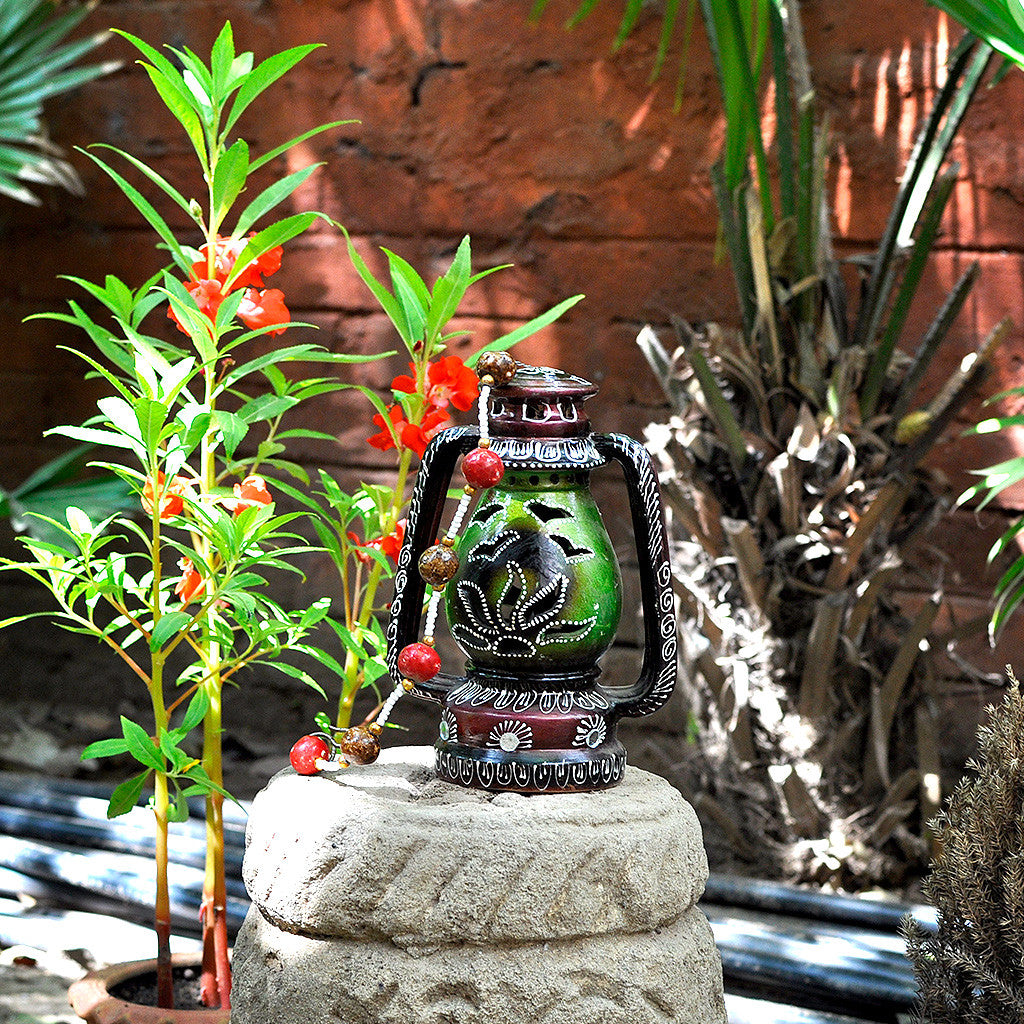 Decorative Terracotta Lantern Decor myBageecha - myBageecha