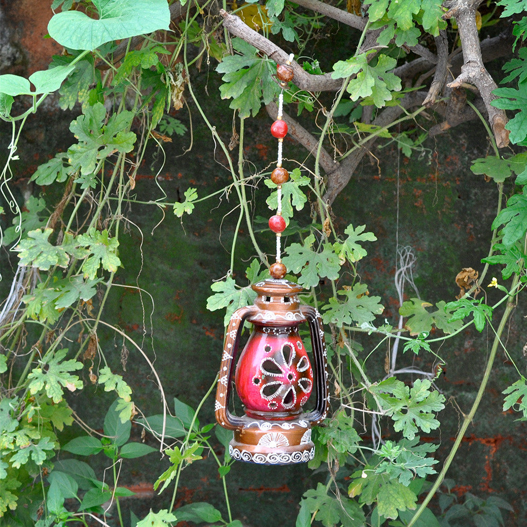 Decorative Terracotta Lantern Decor myBageecha - myBageecha