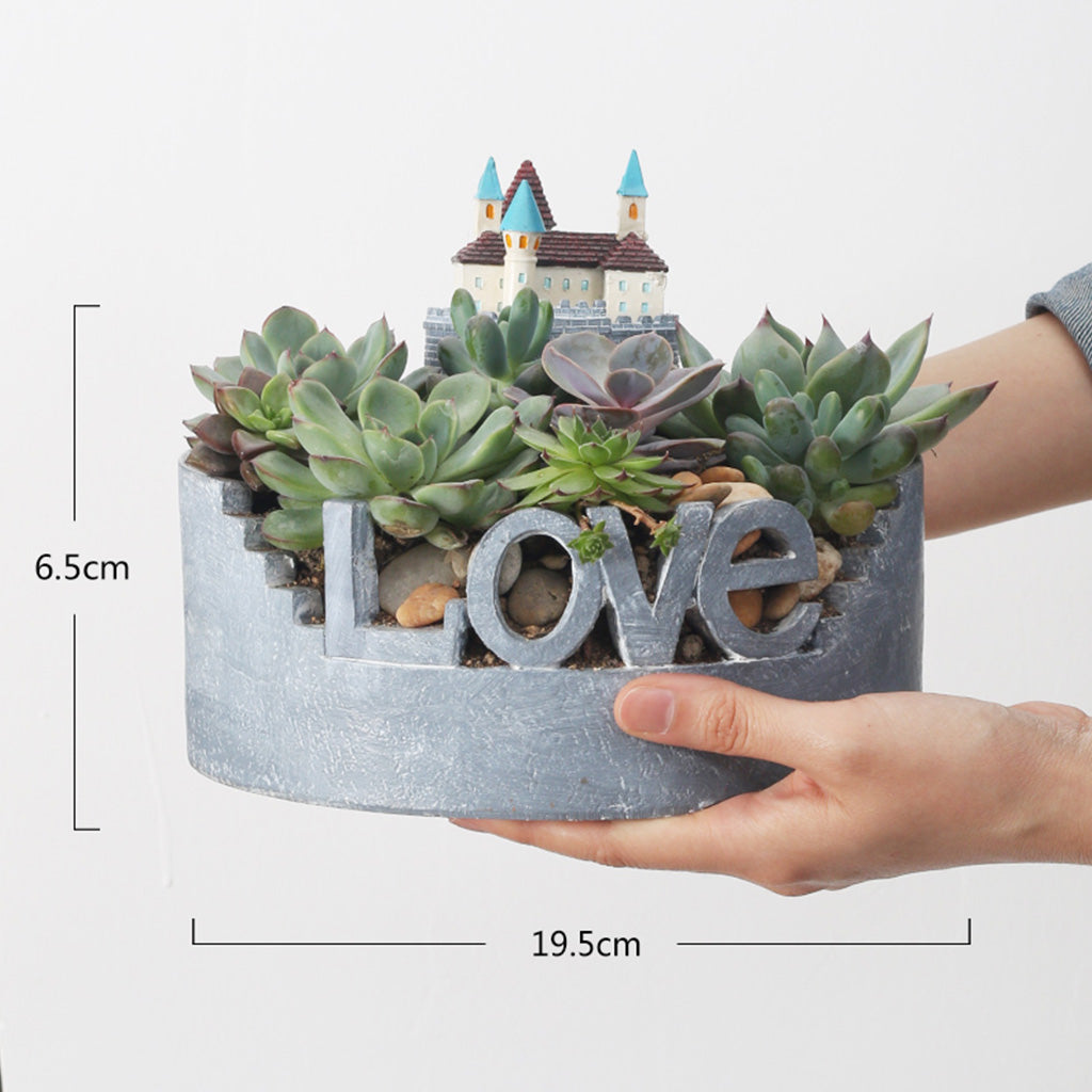 Love for Nature Resin Succulent Pot - myBageecha