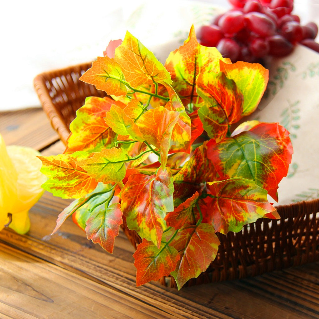 Artificial Maple Leaf Imitation Plant - myBageecha