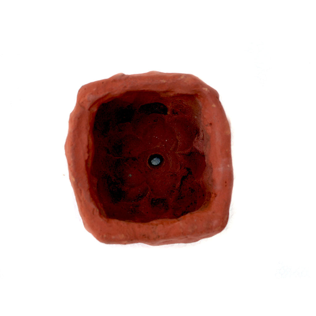 Set of 3 Small Succulent Terracotta Pot top view – myBageecha