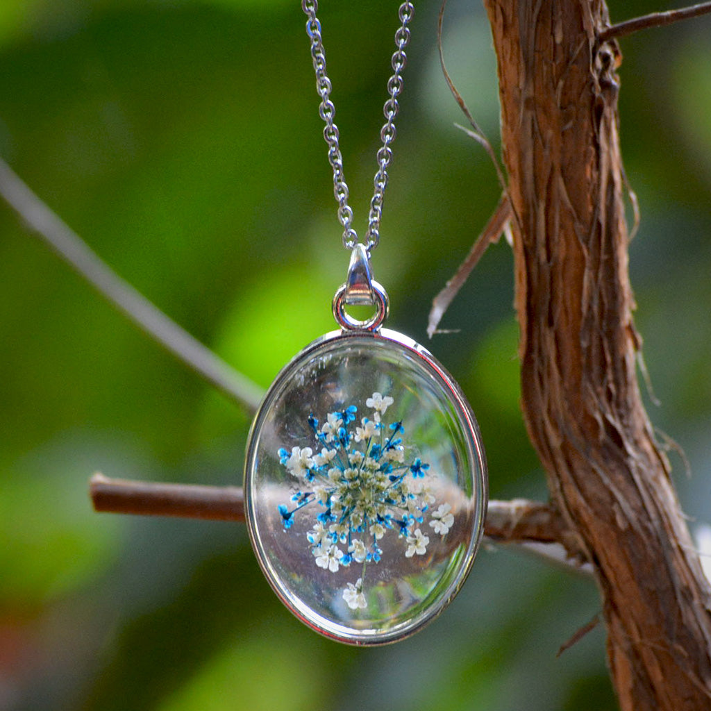 Moana's Clue Real Dried Flower Necklace - myBageecha