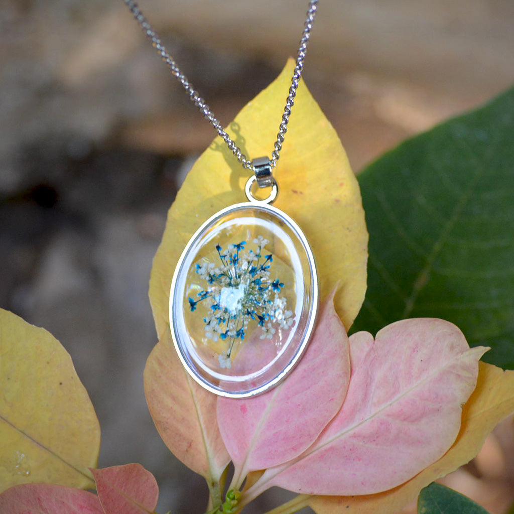 Moana's Clue Real Dried Flower Necklace - myBageecha