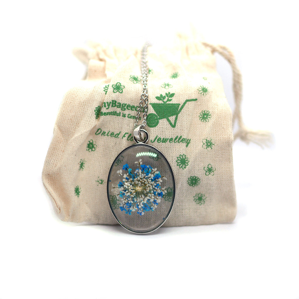 Moana's Clue Real Dried Flower Necklace - myBageecha