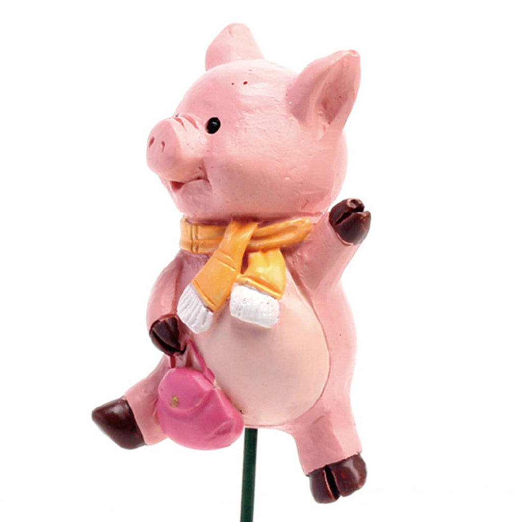 Cute Pig Resin Garden Stick (Set of 2) - myBageecha