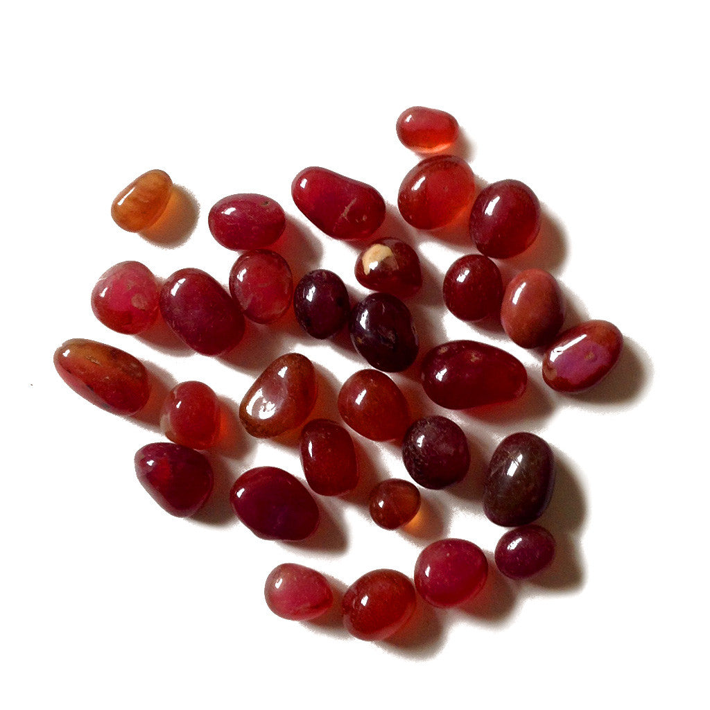 Red Coloured Onyx Pebble Decor myBageecha - myBageecha
