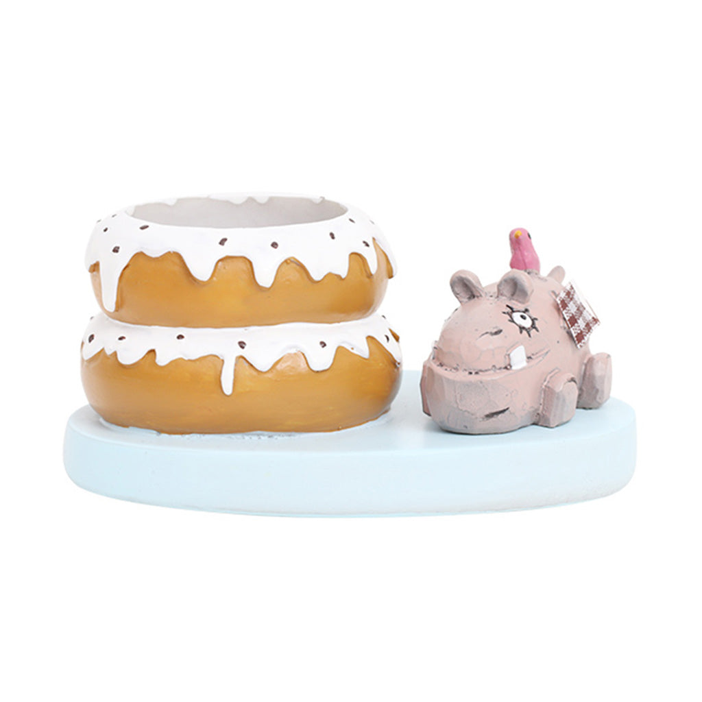 Miniature Cute Bear With Donut Decor - myBageecha