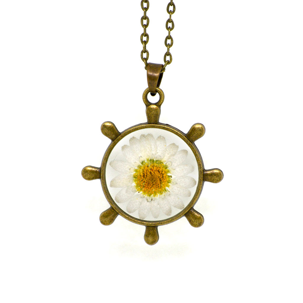 Serene Voyage Real Dried Flower Necklace - myBageecha