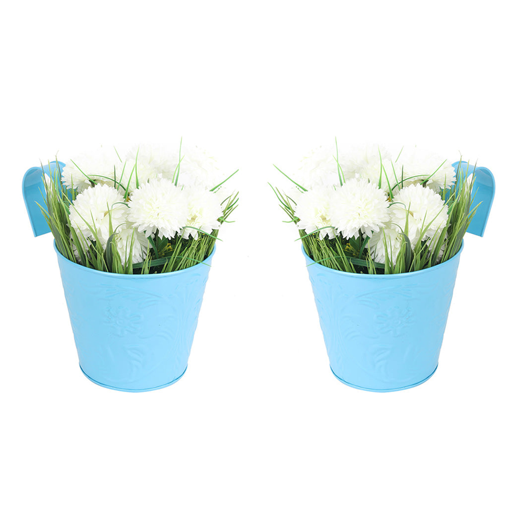 Set of 2 Hanging Railing Buckets - myBageecha