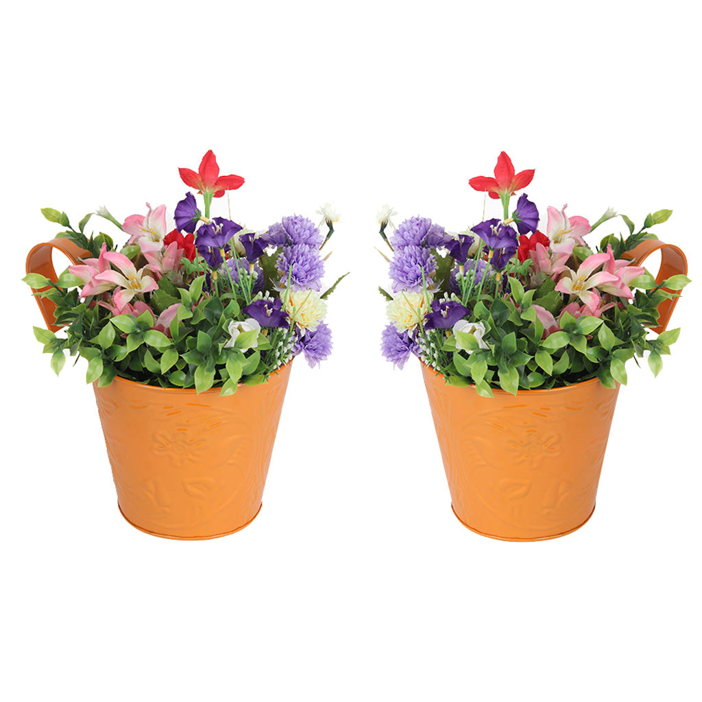 Set of 2 Hanging Railing Buckets - myBageecha