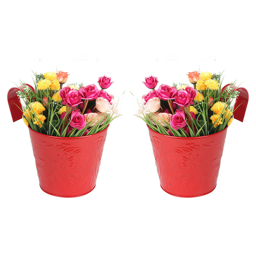 Set of 2 Hanging Railing Buckets - myBageecha