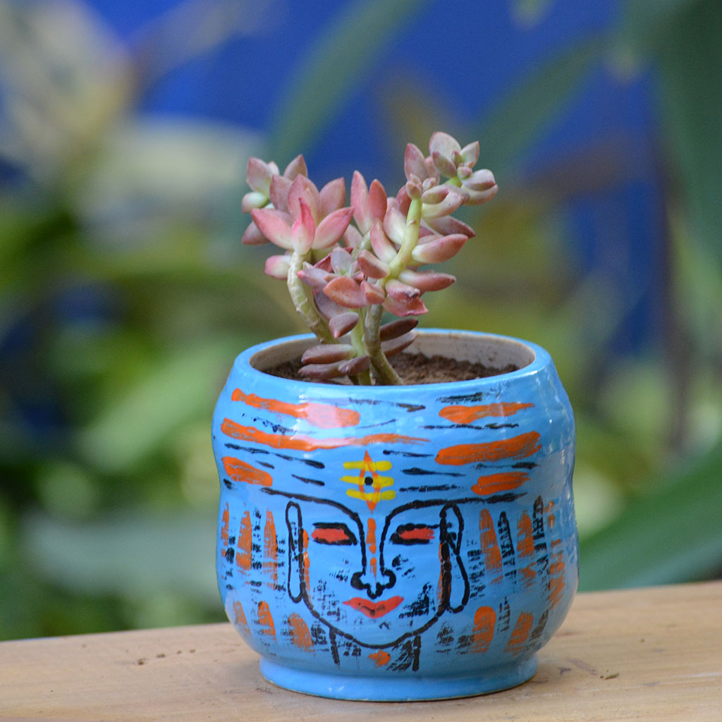 Spiritual State Ceramic Pot - myBageecha