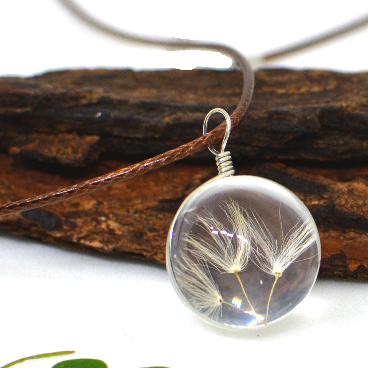 Twines of Magic Dandelion Real Seeds Necklace - myBageecha