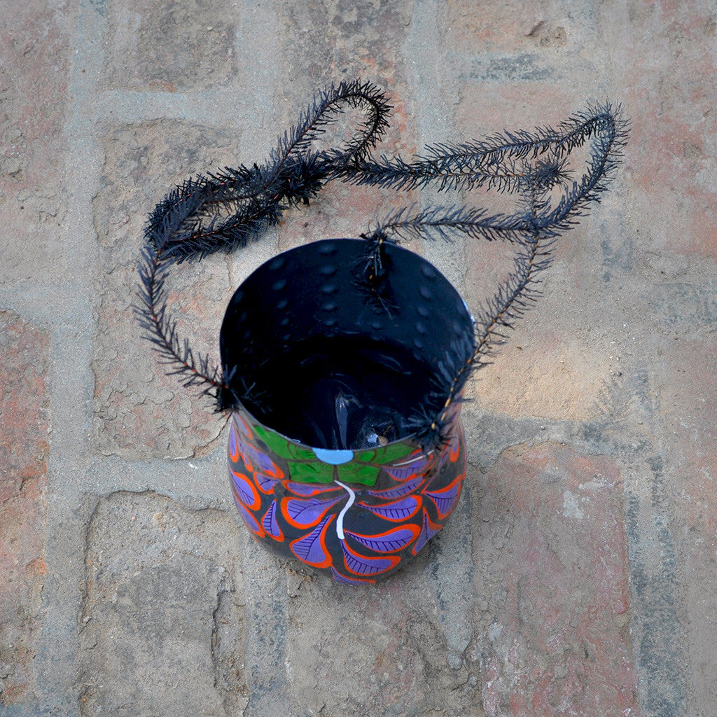 Hand-painted Flower Theme Vertical Pot Garden Essentials myBageecha - myBageecha