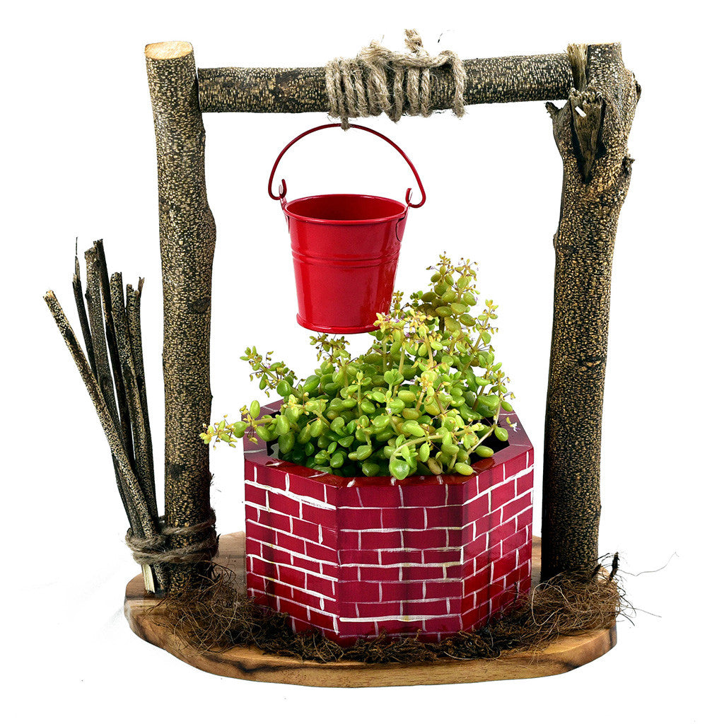 Wishing Well Planter Garden Essentials myBageecha - myBageecha