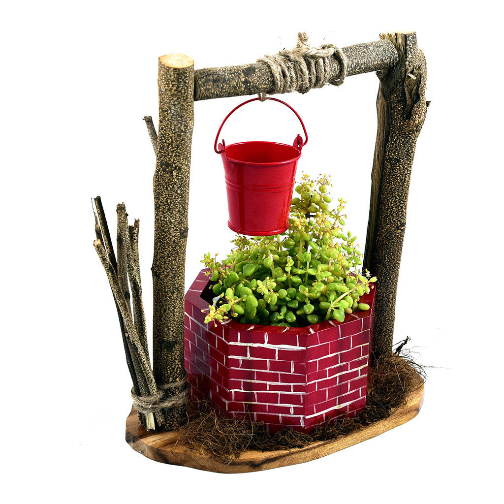 Wishing Well Planter Garden Essentials myBageecha - myBageecha
