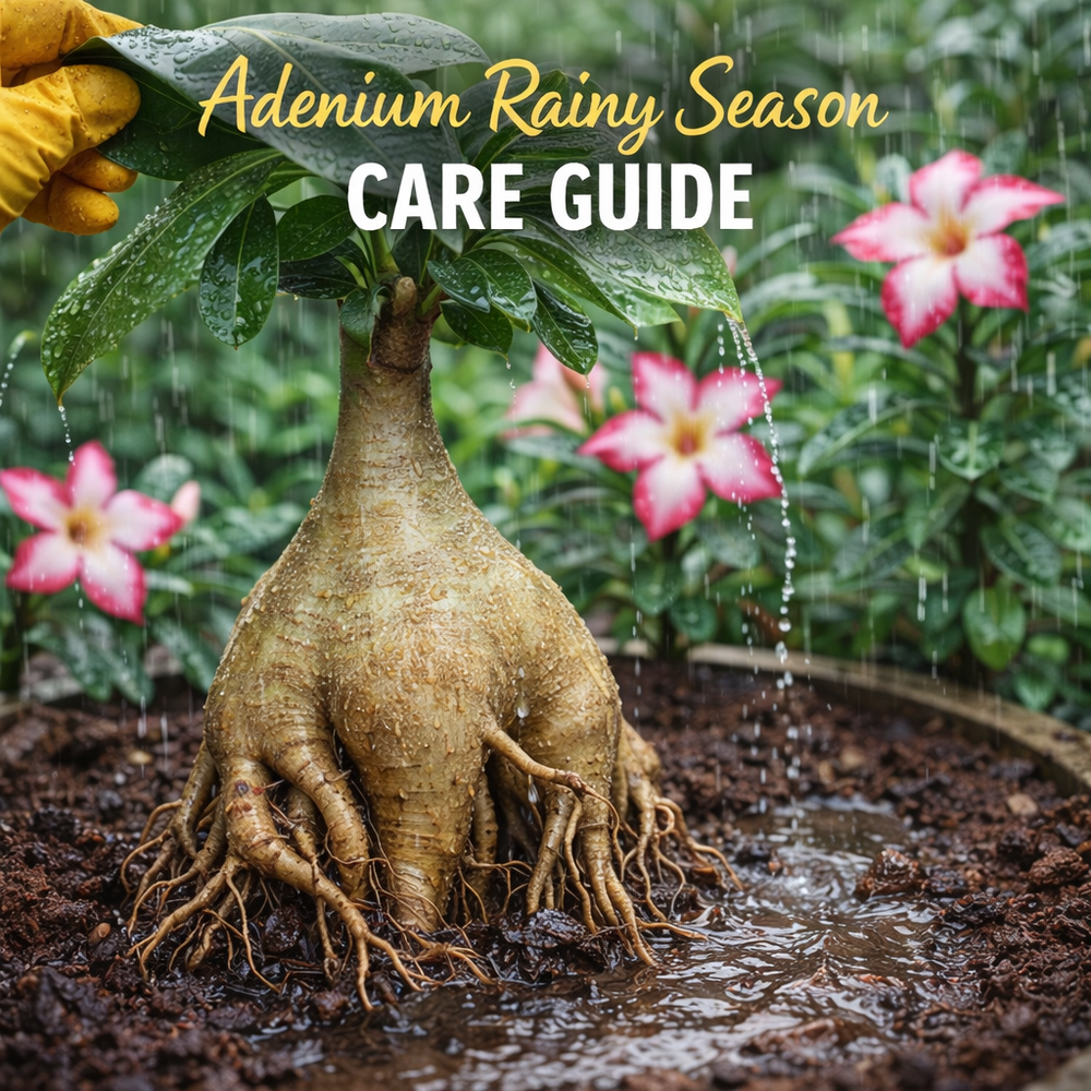 Monsoon Precautions for Adenium : Essential Care & Protection