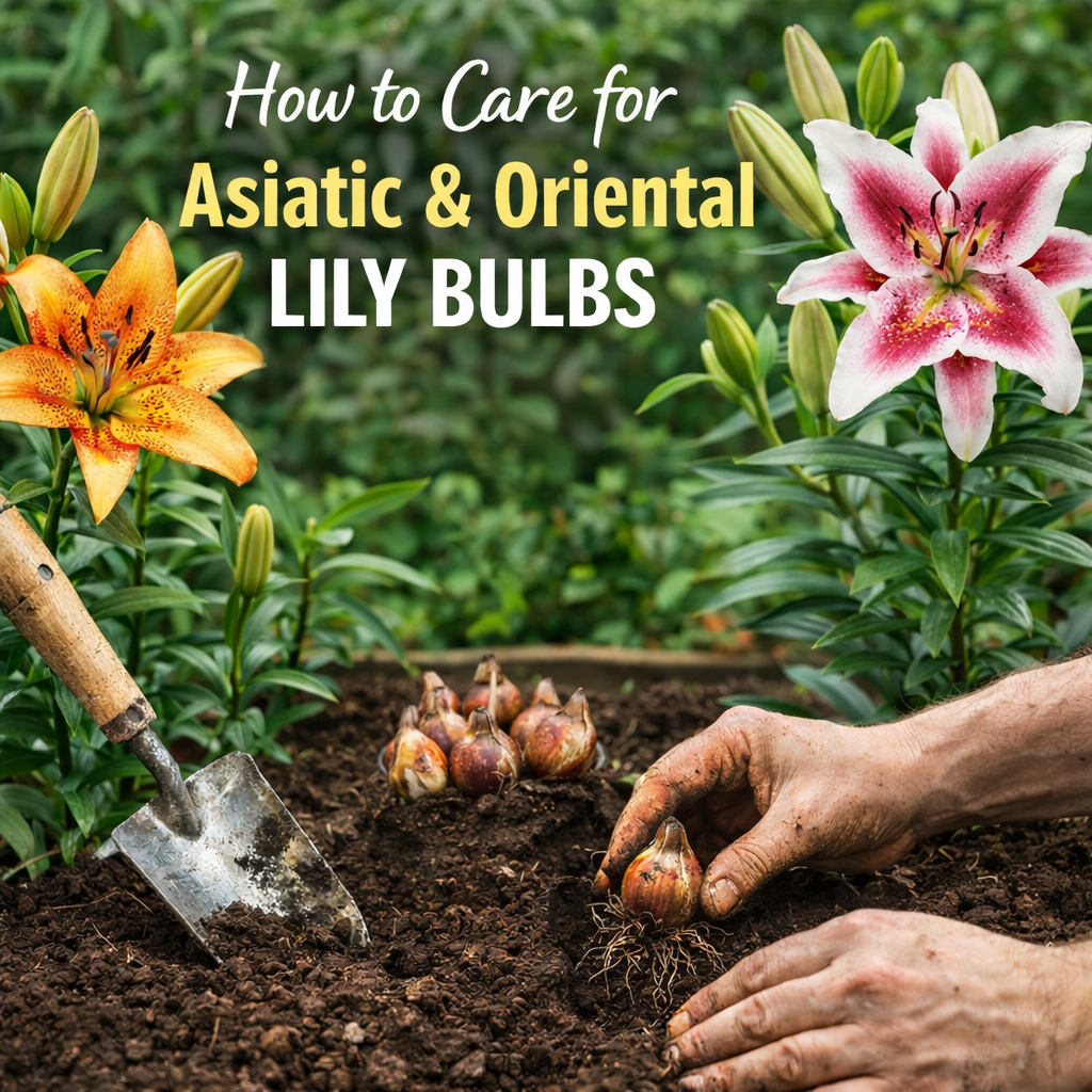 How to Care for Asiatic & Oriental Lily Bulbs in India