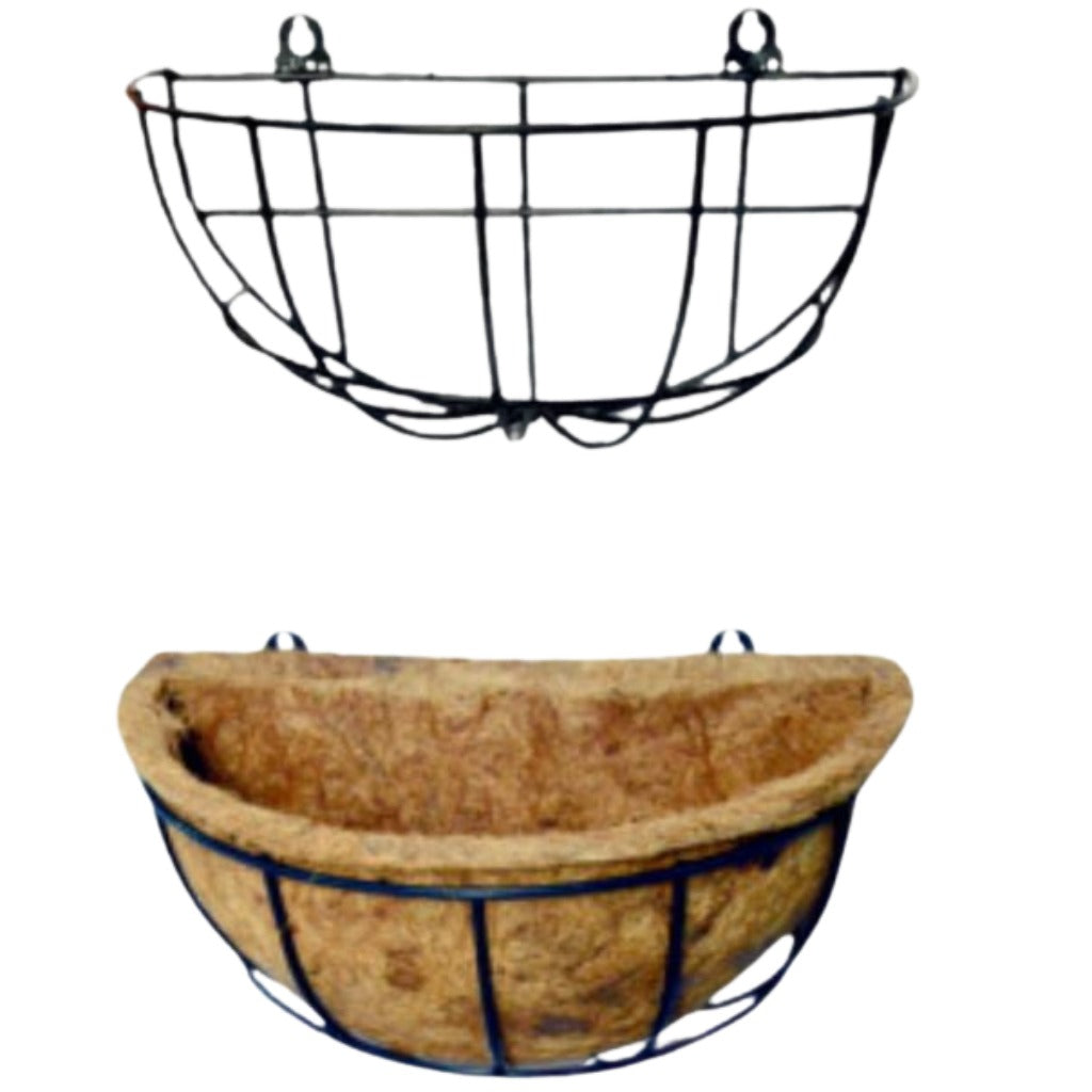 Coir Basket Wall Mounted-Set of 2-myBageecha