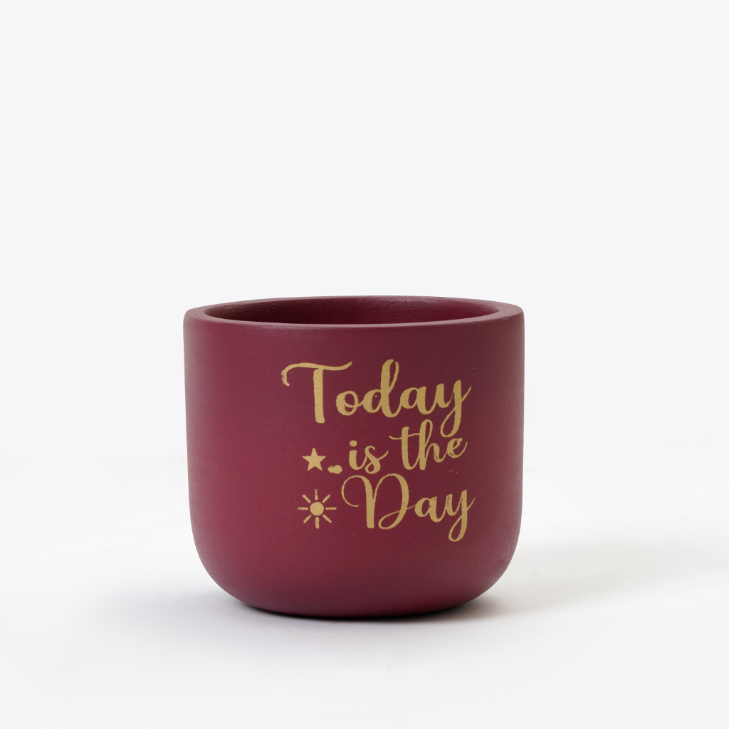 Daisy- Today is the Day Terracotta Planter
