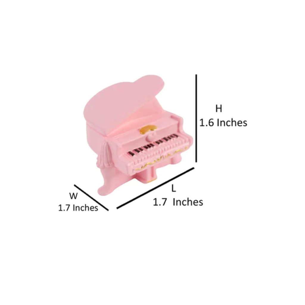 Miniature Pink Piano ( set of 6) - myBageecha