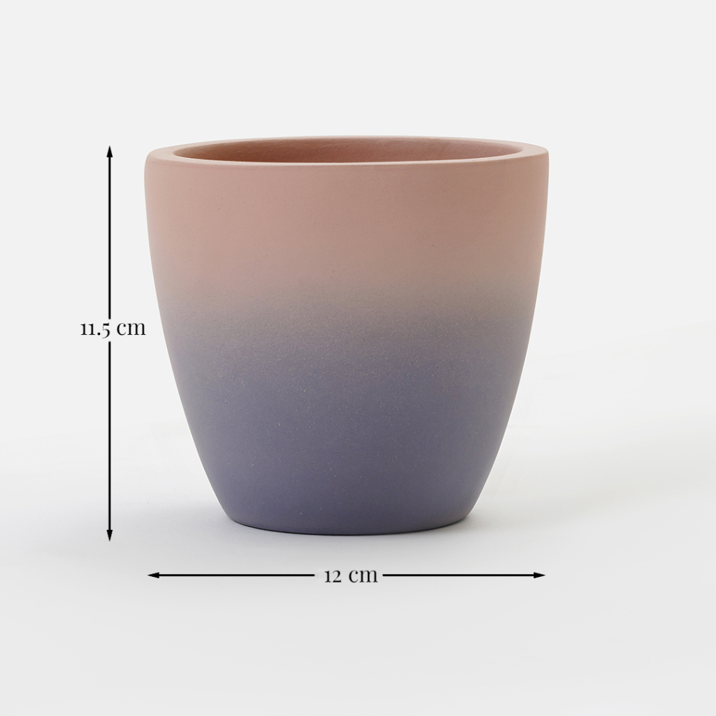 Smoky Terracotta Planter Combo (Pack of 2)