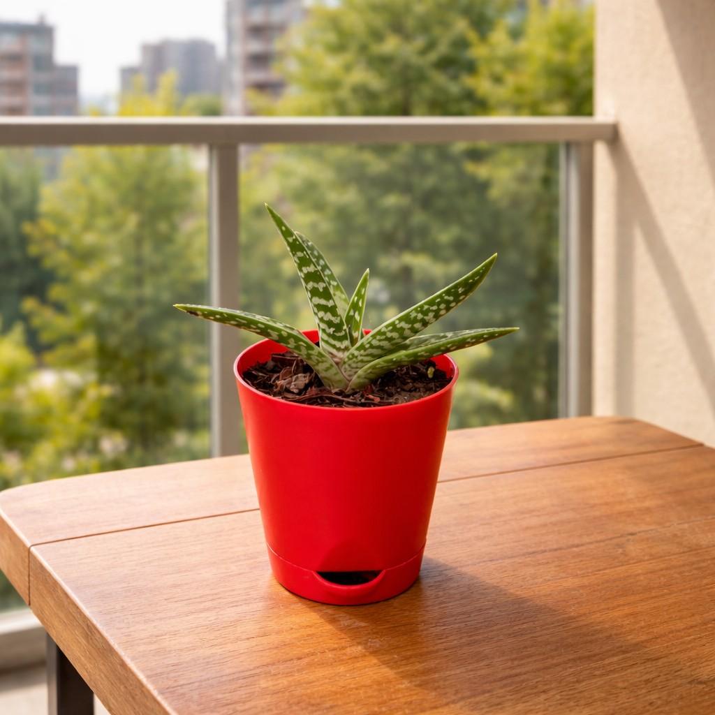 Aloe Variegata Succulent Plant close view - myBageecha