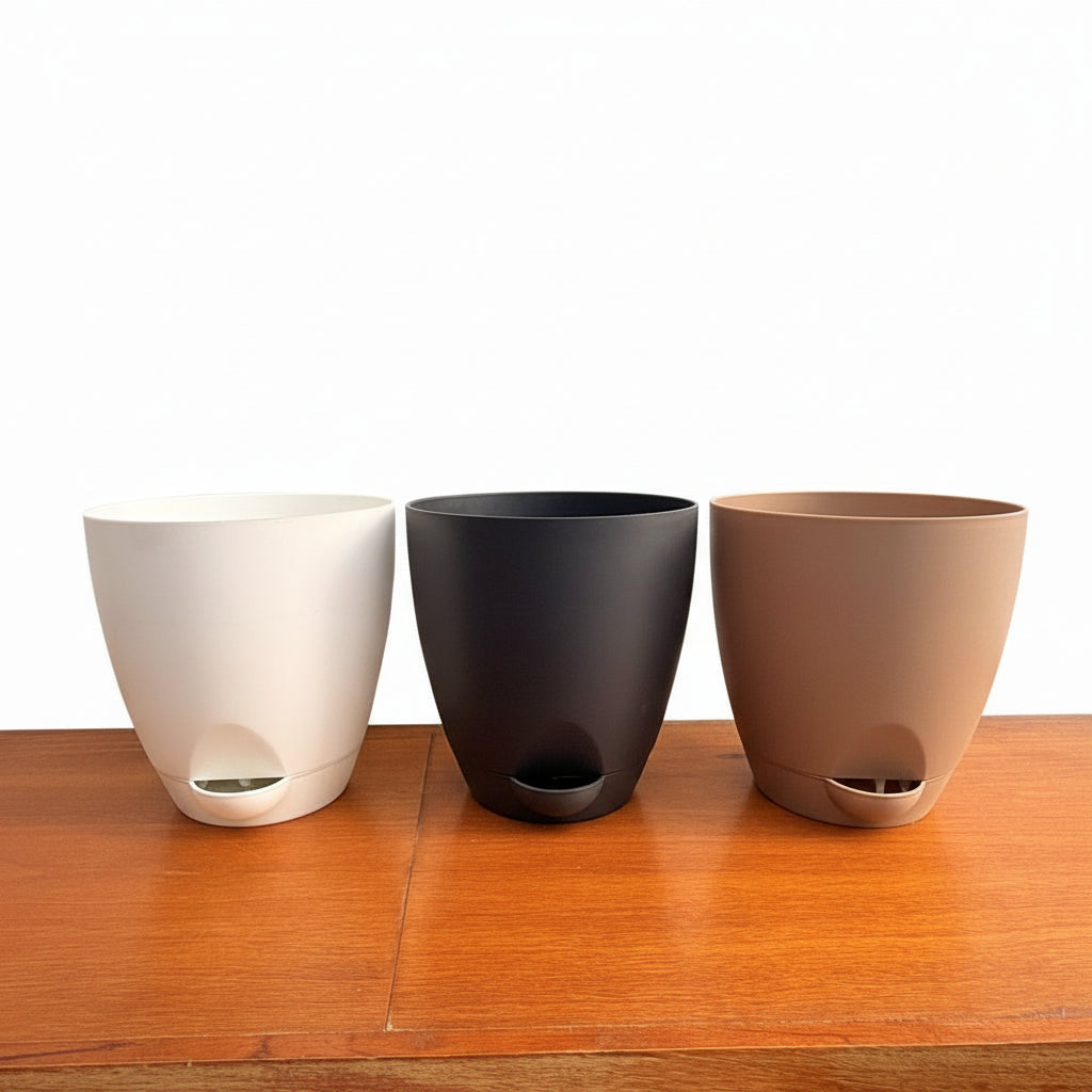 Aqua 14 Self Watering Pot Pack of 3_5 inches -myBageecha