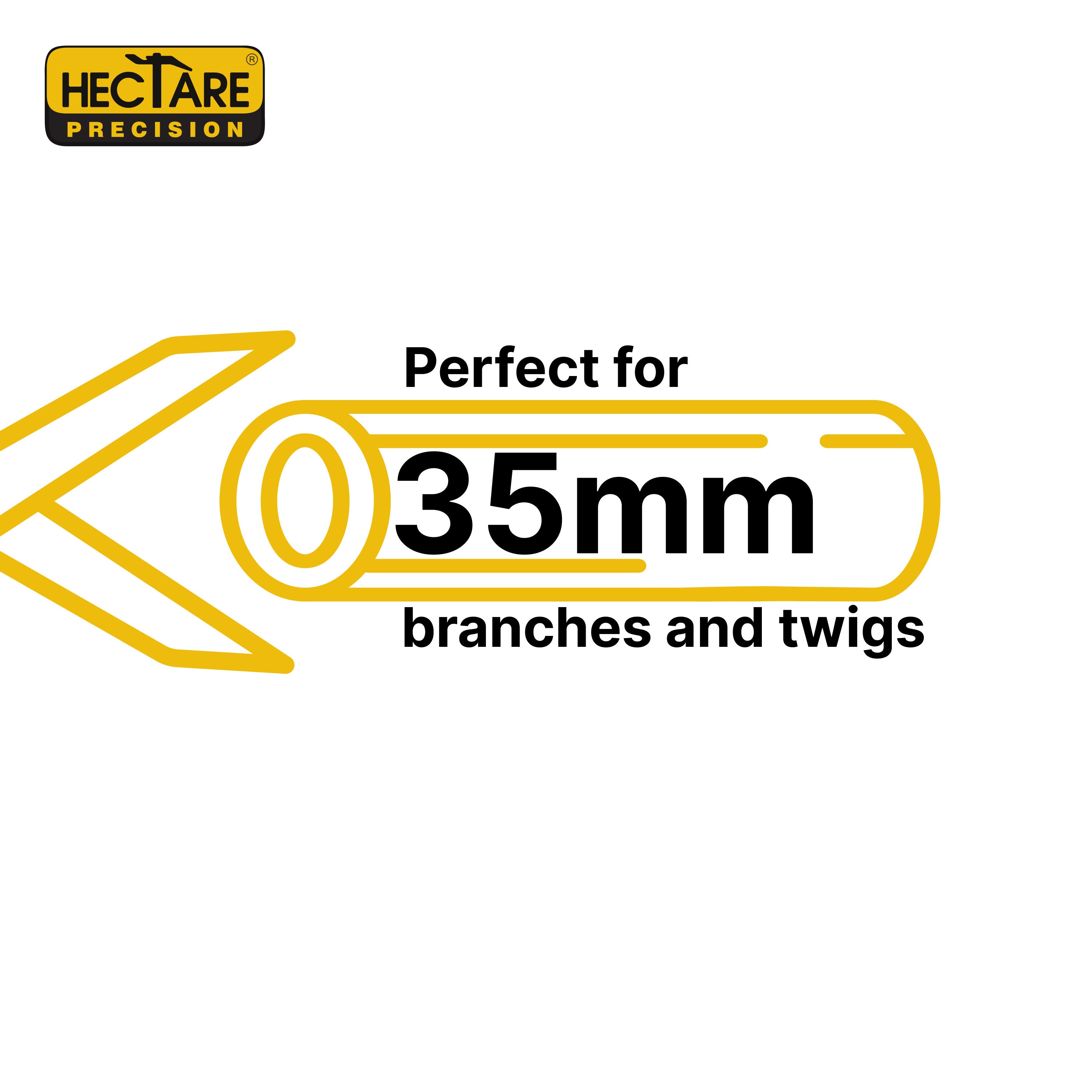 Hectare Precision Bypass Lopper | Heavy Duty Tree Branch Cutter | 35 mm Cutting Capacity Tree Trimmer