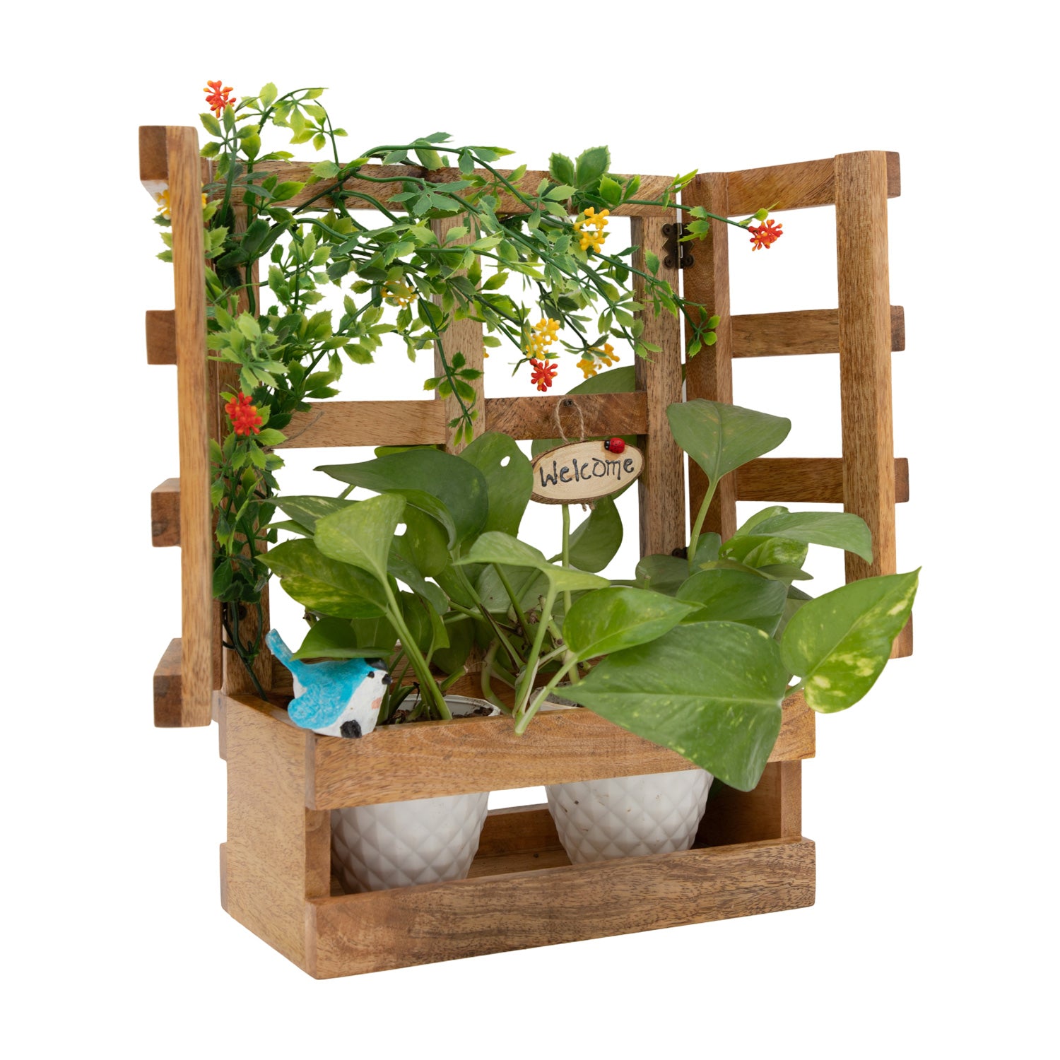 Hanging Window Wooden Planter